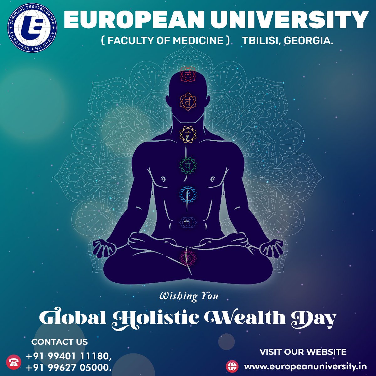 It's a day to reflect on what's important and create a plan to achieve financial stability and holistic wellness. Global Holistic Wealth Day
.

.
#9April #OverseasEducation  #Consultation #GlobalHolisticWealthDay