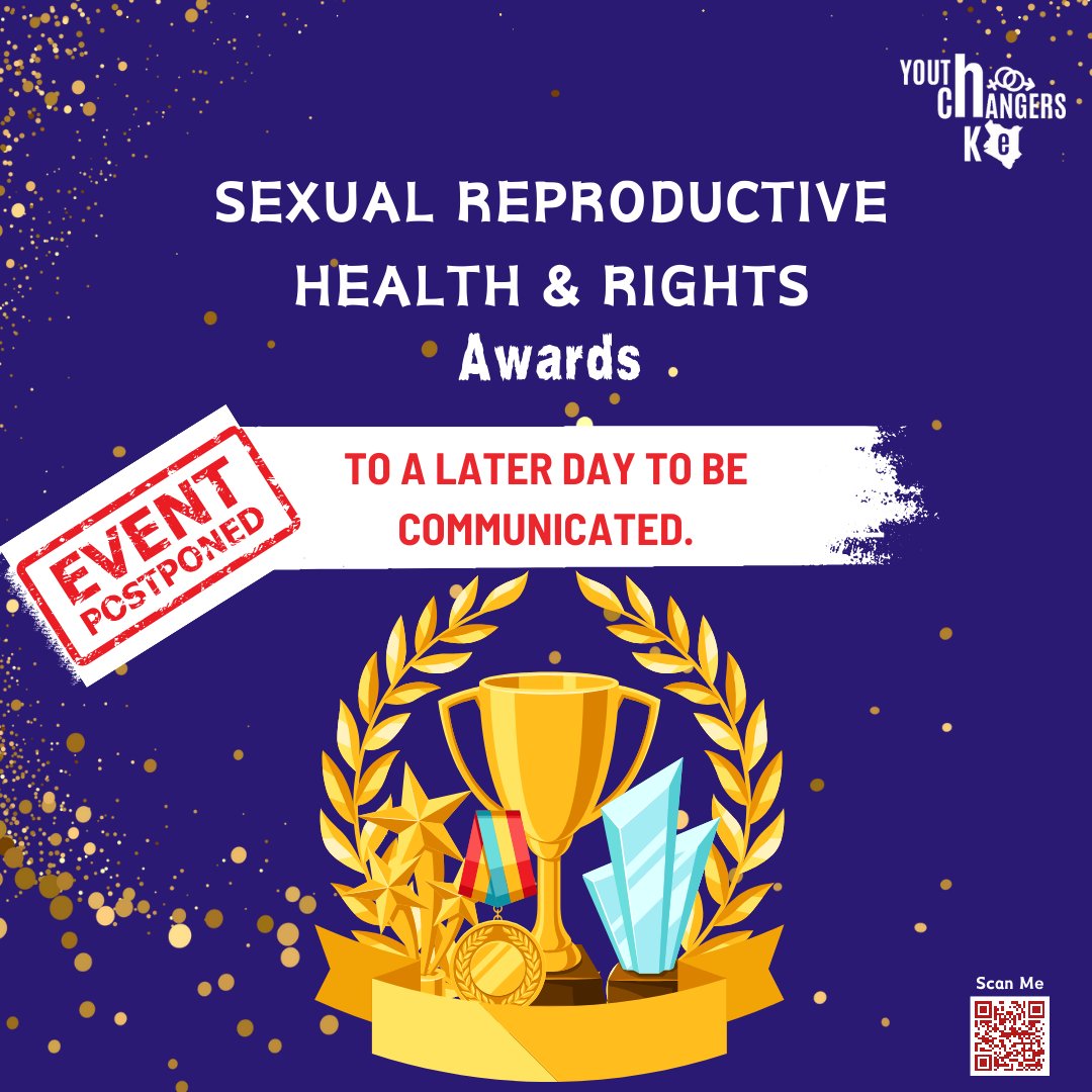 Special thanks to those who stepped up to nominate themselves, as well as inspiring organizations and individuals for the Sexual Reproductive Health and Rights Award. Please note that the event has been postponed to a later date, which we'll announce soon. Stay tuned.