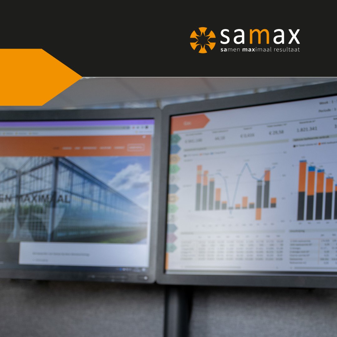 In één oogopslag inzicht krijgen in je energiecijfers en omzetdata!

Bij Samax hebben wij een platform ontwikkeld dat jou op de hoogte houdt van alle data - van arbeidsregistraties tot energieverbruik en omzet. Zo ben jij in staat om tijdig in te spelen op kansen in de markt. 🙌