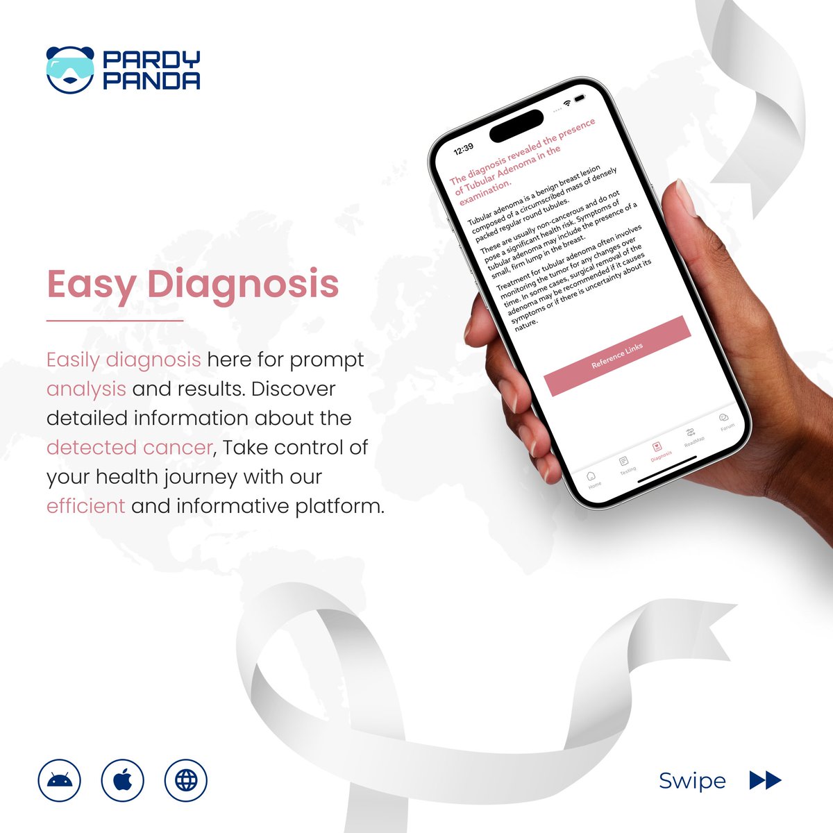 Join the fight against cancer 🎗️ with this groundbreaking cancer detection app made by Pardy Panda for a client! #pardypanda #CancerDetection #EarlyDetection #HealthTech #SaveLives #CancerAwareness #FightCancer #Innovation #MedicalTechnology #Healthcare #Empowerment #StayHealthy