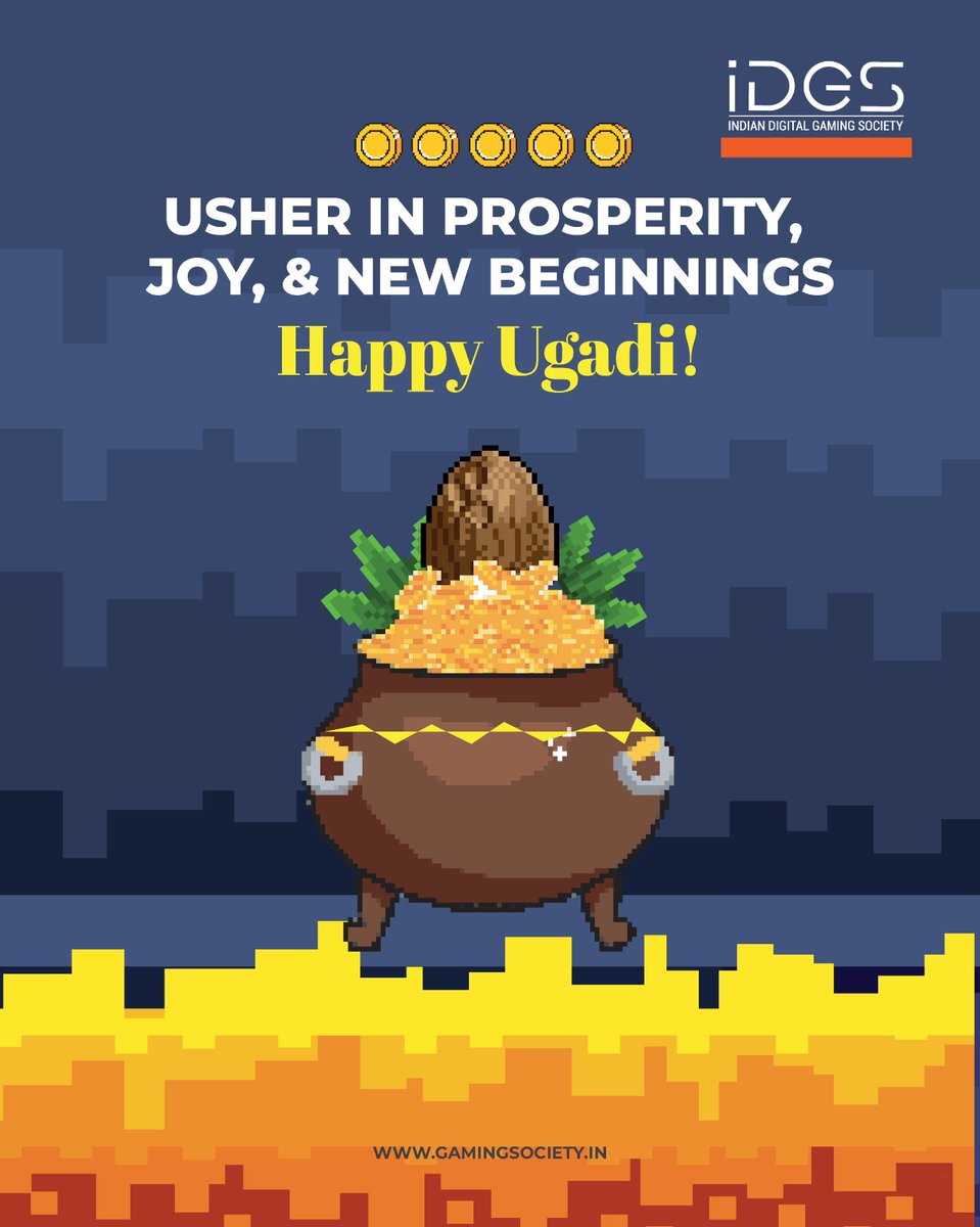 Wishing you a Happy Ugadi filled with prosperity, joy, and new beginnings! May this auspicious day bring blessings and happiness to you and your loved ones. @good_gaming4 @followcii #IDGS #IGS #Ugadi #HappyUgadi #NewBeginnings #Prosperity #Joy #Blessings #Happiness