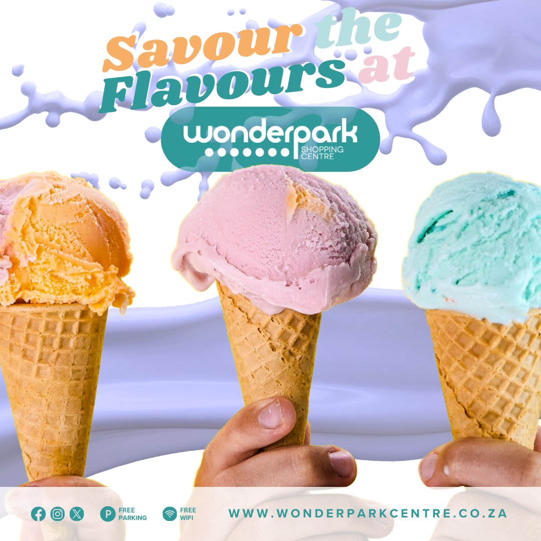 As the sun sets on another South African summer, there’s no better way to say goodbye than with some ice cream! 🌇 Cups and Cones at #Wonderpark Shopping Centre allows you to savour the sun one last time with the sweetest frozen yoghurts and ice cream cones! 🍦🍨