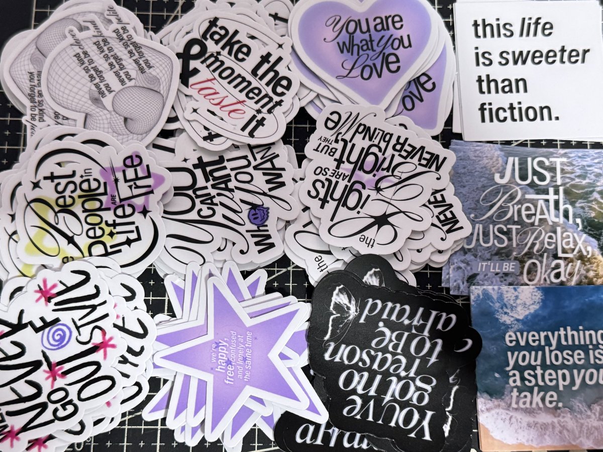 wonbuys's tweet photo. π #gomawoahreviews ββΛqβ #wonbuys
my go-to sticker printing shop since ftb !! <33 tysm for these quality stickers. will def let u print more of my sticker designs soon !! :> https://t.co/PsDtABzegN