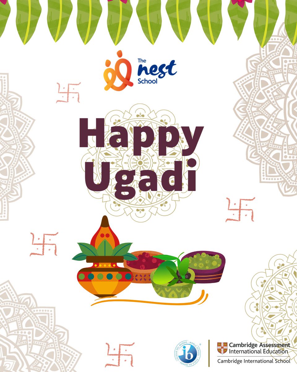 May this New Year bring fresh beginnings, endless joy, good health and prosperity to you and your loved ones. Happy Ugadhi
#TheNESTSchool #internationalschool #cambridgeschools #happyugadi #mcwchennai