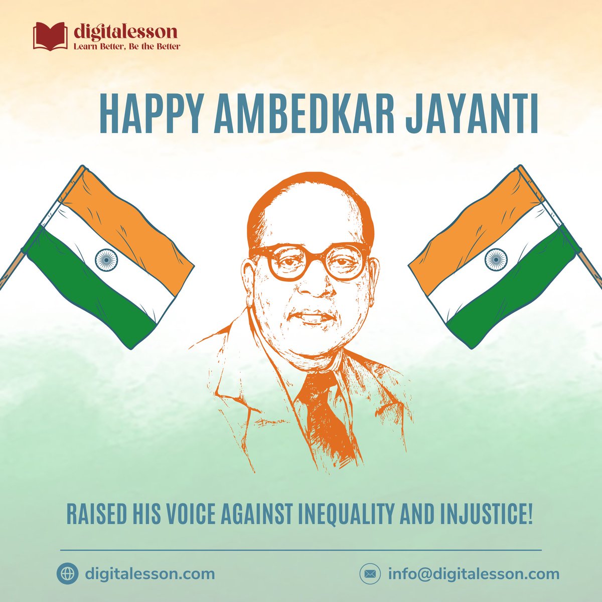 Digitalesson01's tweet image. Dr. BR Ambedkar is an eternal spirit who continues to inspire millions of people and reminds us every day that only we are responsible for our miseries and successes. Happy Ambedkar Jayanti!
.
Website: wwe.digitalesson.com
.
#clickermob #ambedkar #india #buddha #status #jay