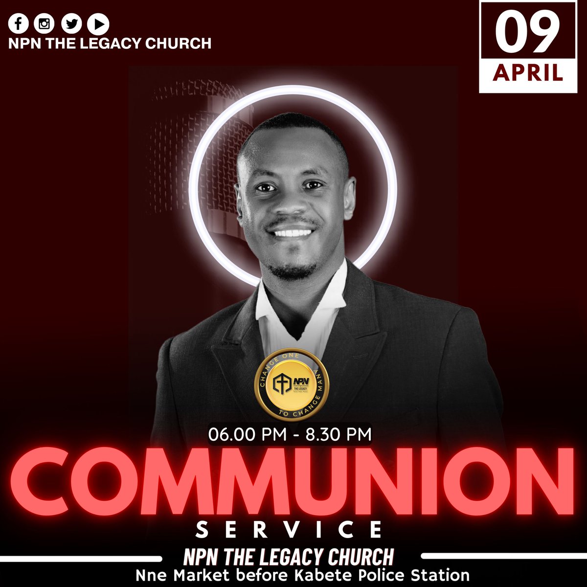 NPNLegacyChurch's tweet photo. Join us for our Communion evening service 🌟 Let's gather in the house of God for a time of spiritual renewal See you there!
#communionservice
#Testimonytuesday
#npnthelegacychurch
#vision1000 https://t.co/zMnKR2FrYF