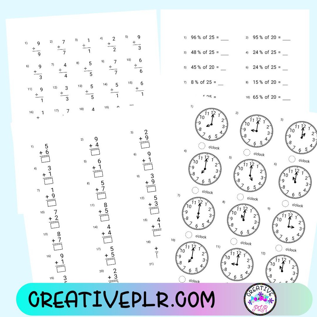 You can also group the sheets together by grade level or content: example 2nd grade handwriting practice or 1st grade math worksheets.

Read more 👉 lttr.ai/ARPXd

#GrowingMarket #SchoolPrintables #EducationalMaterials #HomeschoolParents #ProfitingFromPLR