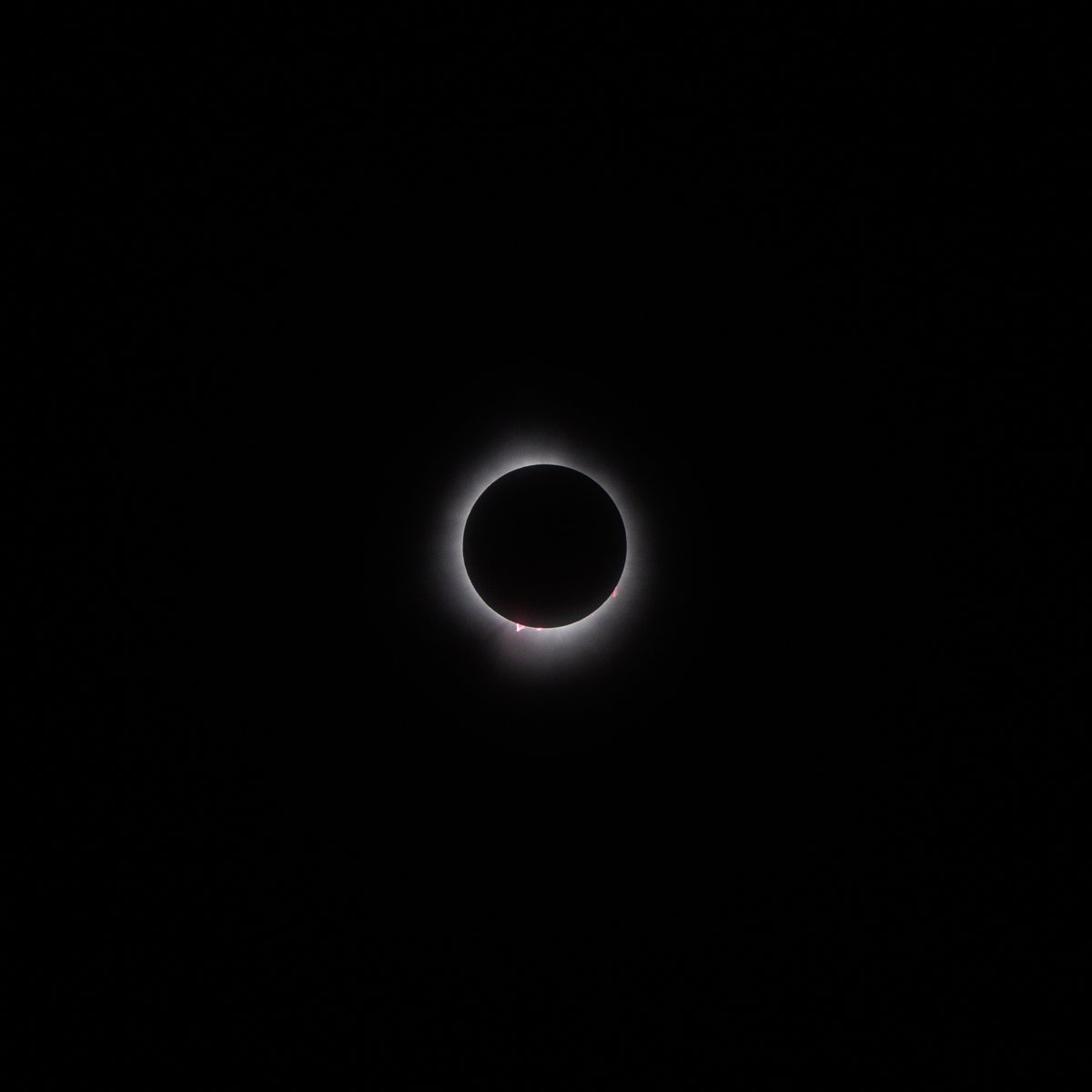 The Eclipse in Burlington, VT, was amazing. Sunny and warm, pretty unbelievable for beginning of April @uvmvermont #Eclipse2024 photo credit: Joshua Definbaugh, @uvmvermont