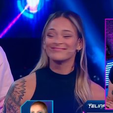 Edith Hermida diciéndole Resentidos a todos estos!!
Agostina diciendo: Lo valore

El público gritándole: 2x1!!

Luchi e Isabel las dos únicas que no son resentidas.

CINE !
FURIA NO SE VA!!

CATALINA AL 9009 #GranHermano