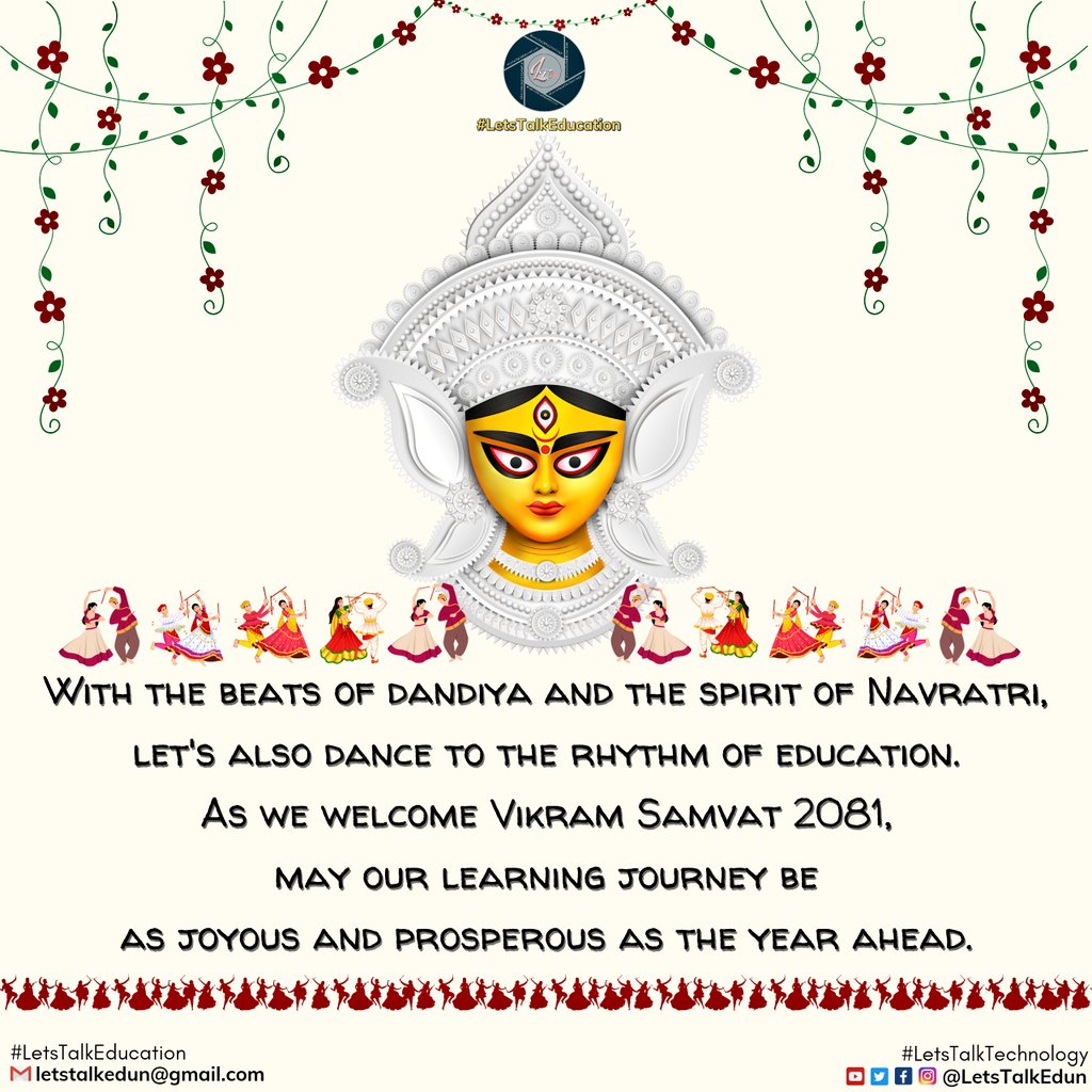 🔔🌸Embracing the divine energy of Navratri and the fresh beginnings of Vikram Samvat 2081, we reaffirm our commitment to enlightening young minds. 🔔🌸 May this navratri and new samvat 2081 be a celebration of wisdom and growth for all of us. #HappyNavratri #VikramSamvat2081🎉