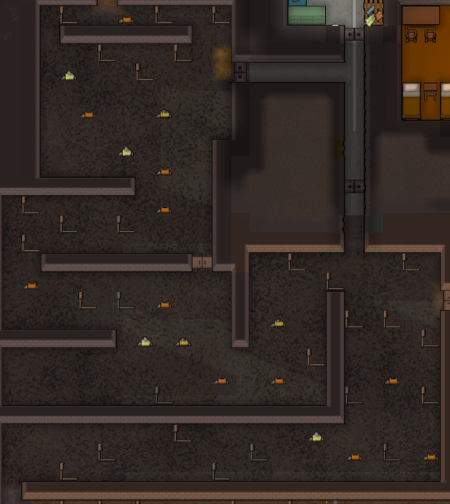 人間ぶっ◯しゾーン作るのって難しいよね　#Rimworld