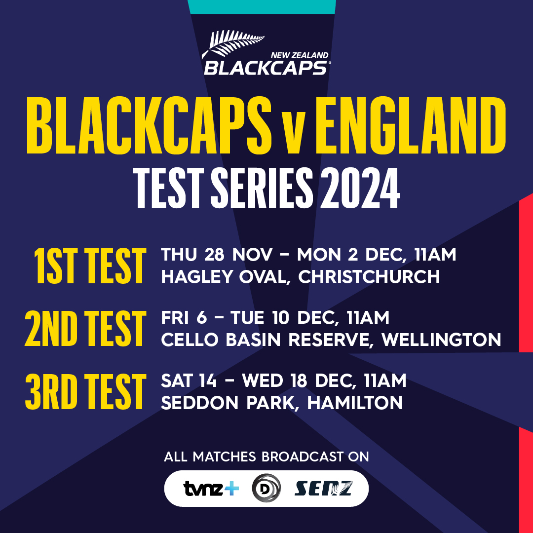 Strong demand for details from domestic and international fans prompted New Zealand Cricket to expedite decisions over the England Tests, with the remainder of the 2024-25 Home International Schedule to be announced later in the year. Read more | on.nzc.nz/4atNvEY #NZvENG
