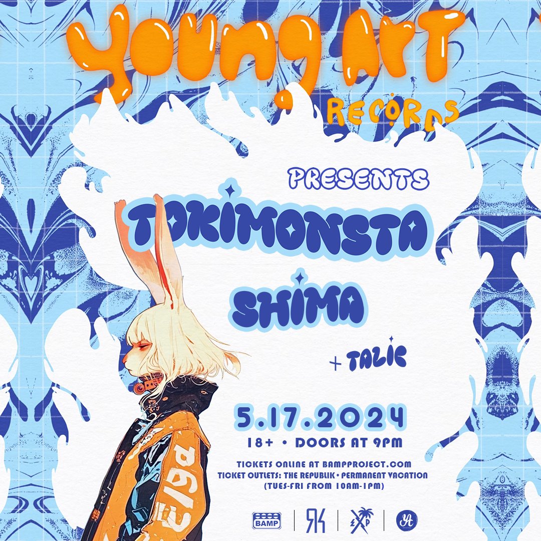 NEW SHOW: @tokimonsta is coming to Honolulu and performing live at The Republik with special guests Shima & Talic on Friday, May 17! 💫 Tickets go on sale this Wednesday, April 10, at 10 AM HST at jointherepublik.com 🎫