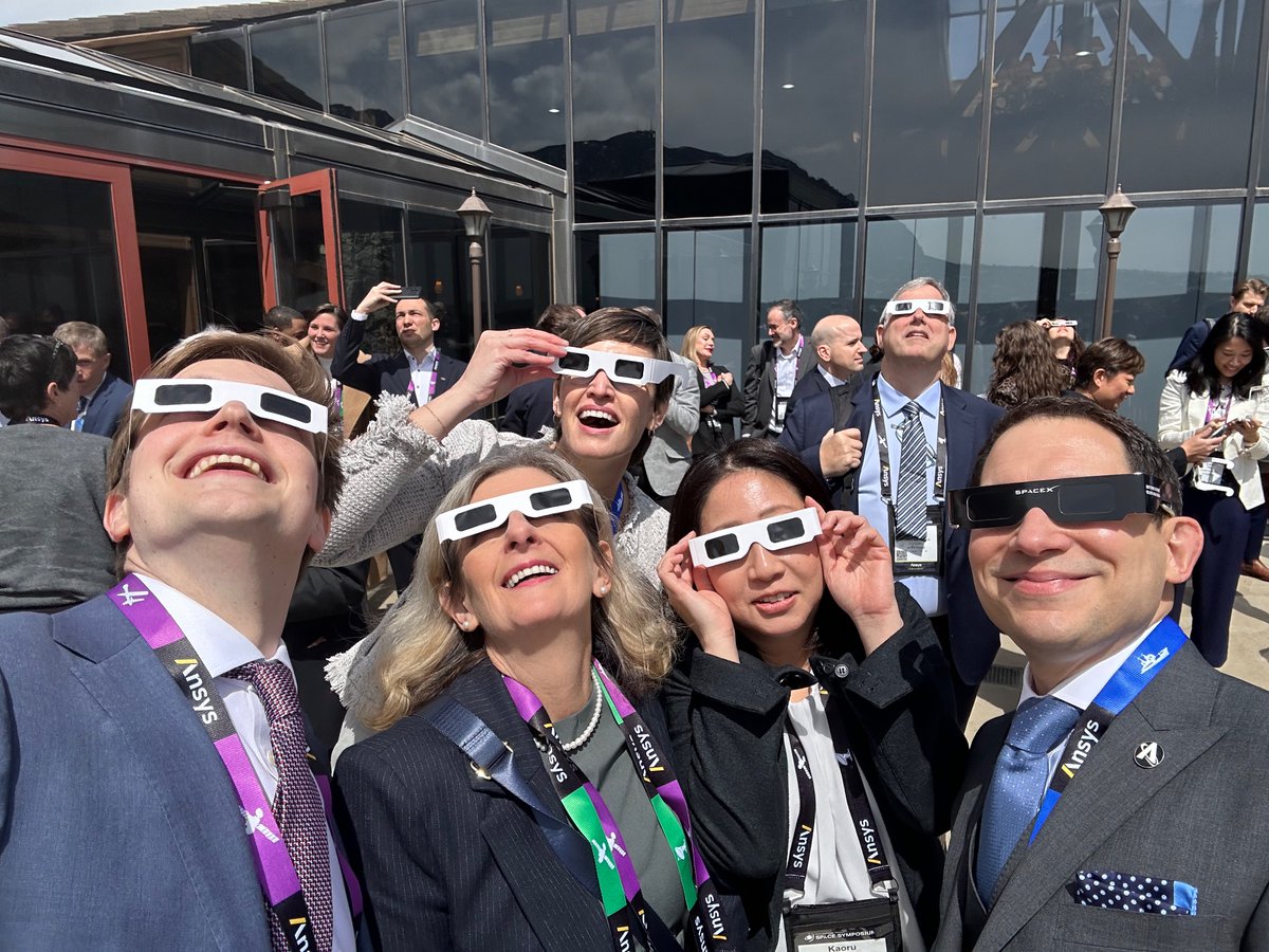 Hope everyone enjoyed today's mesmerizing total solar eclipse as much as our team during #SpaceSymposium. 🌔🌓🌒🌑🌘🌗🌖