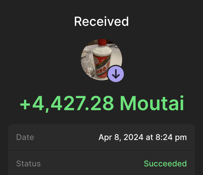 Love being apart of the <a href="/HotHeadsNFT/">Hot Heads🔥</a> fam. Can finally say i am apart of the Moutai fam now too🧃

cc: <a href="/thecryptoasian/">The Crypto Asian</a> <a href="/0xDizzyLizzy/">Dizzy Lizzy</a>
