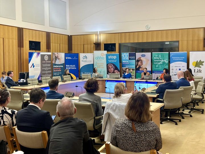 Thank you @James_Stevens for attending the recent Parliamentary Friends of Lymphoedema launch. Your comment is spot on👉 'an impressive panel of doctors, researchers and patient advocates.' Our message was clear: #Lymphoedema is INVISIBLE without DATA. Thank you💙@Mark_Butler_MP