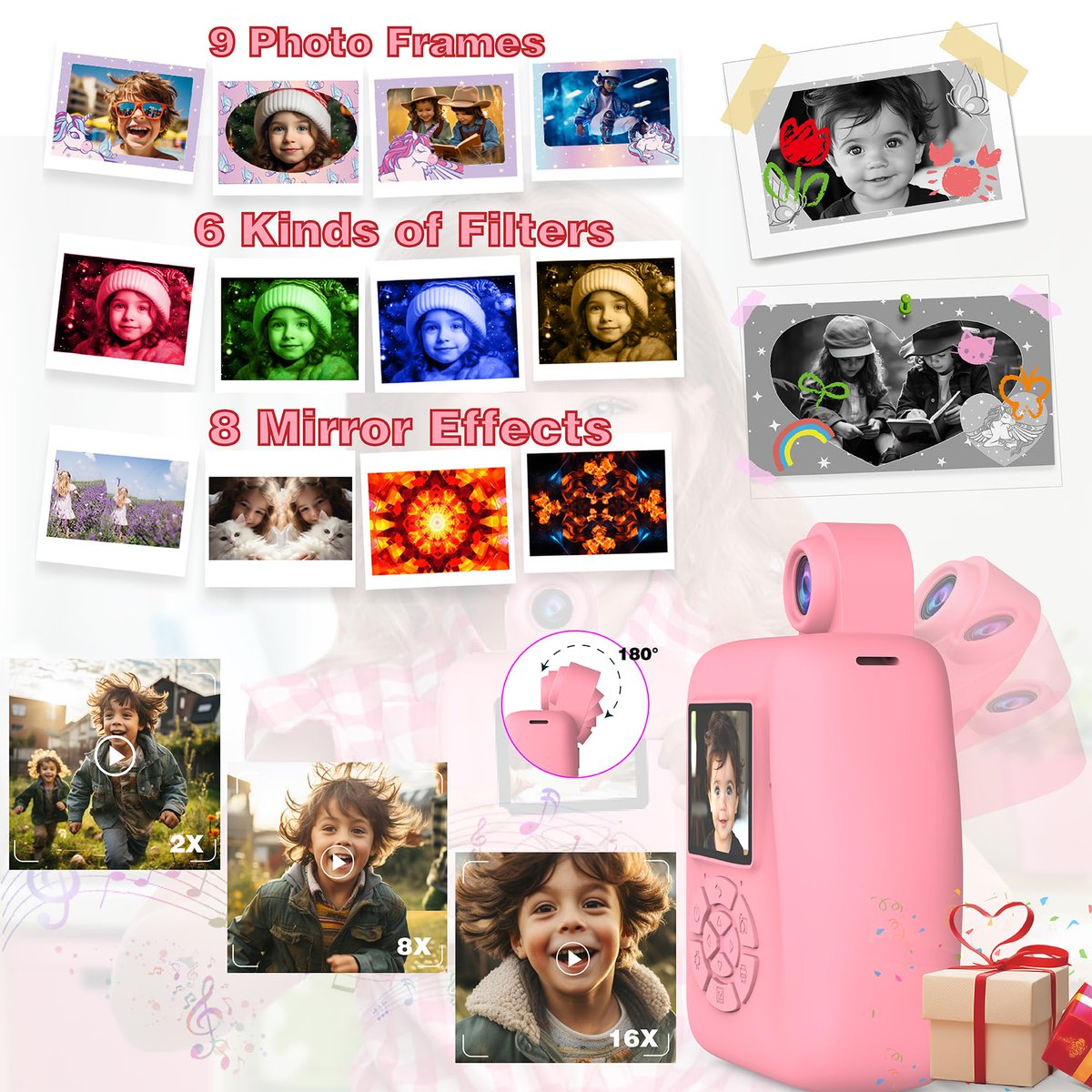 CrazySalesAus's tweet image. Camera Instant Print - Instant Print Camera for Kids, Inkless Camera Instant Print Digital Video Cameras Kids Toys (Pink) bit.ly/4cMbp03 #camera #instantprint #kids #toys #birthdaygifts #videocameras #gifts