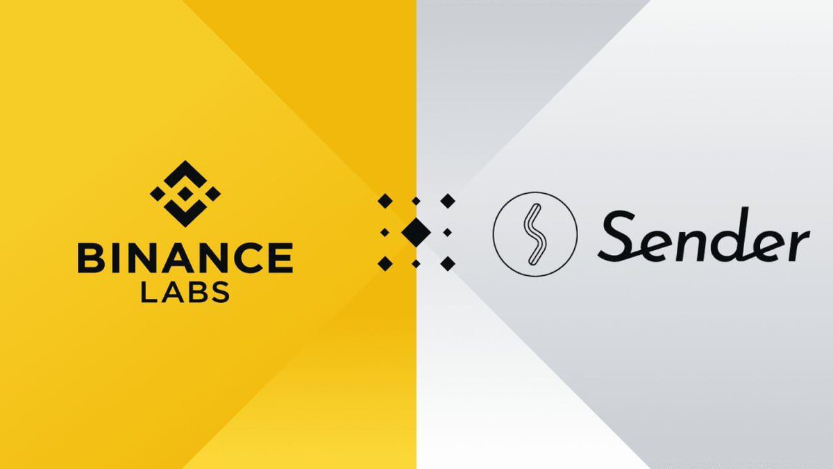 Supported by Binance Labs backing @SenderLabs #SenderLabs