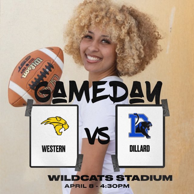 Flag Football District Championship tomorrow vs Dillard 6:00pm at Western. Come out and supportyour Wildcats.

gofan.co/event/1487122?…