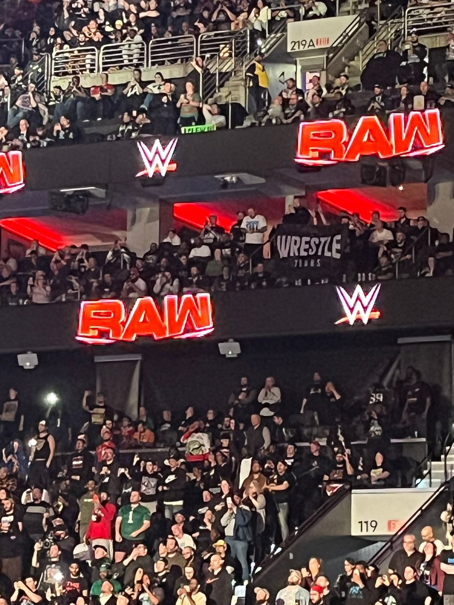 Let us know if you also spotted WrestleTours at #RawAfterMania!