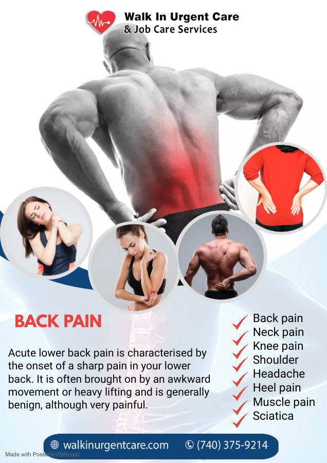 Say goodbye to daily back pain with our tailored solutions. From innovative therapies to personalized exercises, we offer relief in every moment, empowering you to embrace comfort and vitality. #BackPainRelief #walkinurgentcare #WWERAW #RawAfterMania #PURvsUCONN #Eclipse2024 🌟