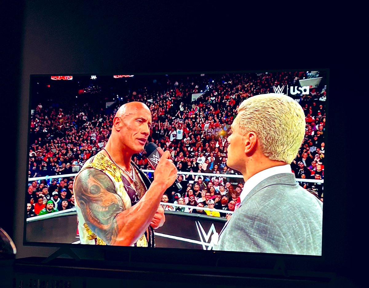 kmcaulley's tweet photo. Rocky Rhodes 🍦#WWERAW https://t.co/yfRaAN1Usi