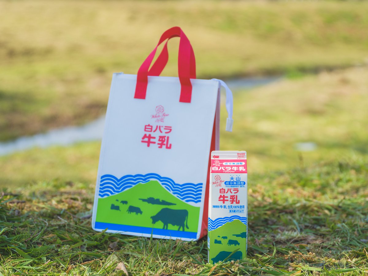 キャンペーン第３弾は、『白バラ牛乳保冷バッグ』です！
