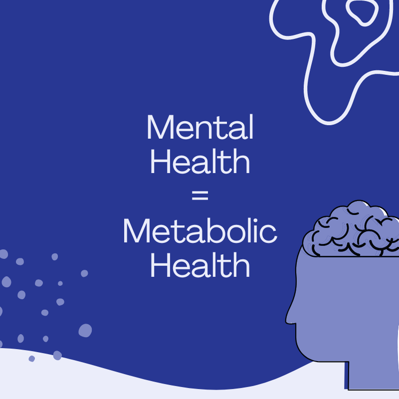 Poor #MetabolicHealth can increase the risk of mental illnesses. #MentalHealth = Metabolic health.
