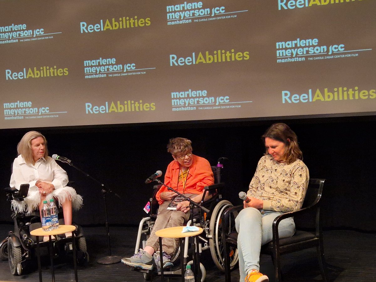 What a night at ReelAbilities.. First, being treated to live performance by the masterful John Bayless, then former miss wheelchair NY recommending sex serogacy to all.. 🤩