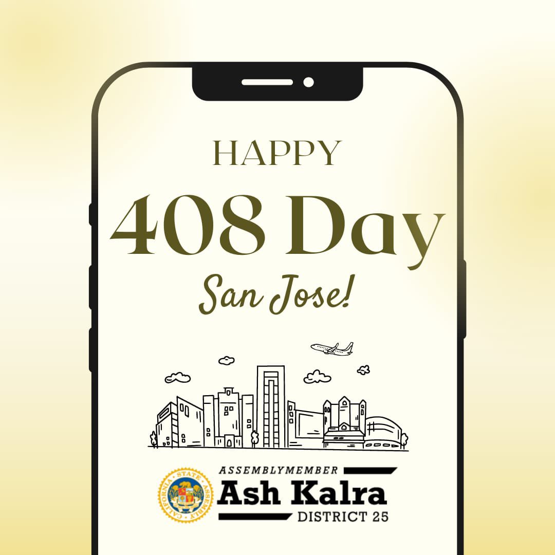 It’s a great day whenever you’re in San José! #happy408day