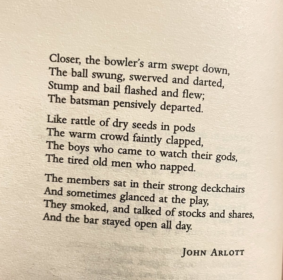 Poetry, but make it cricket. - The Picador Book of Cricket.