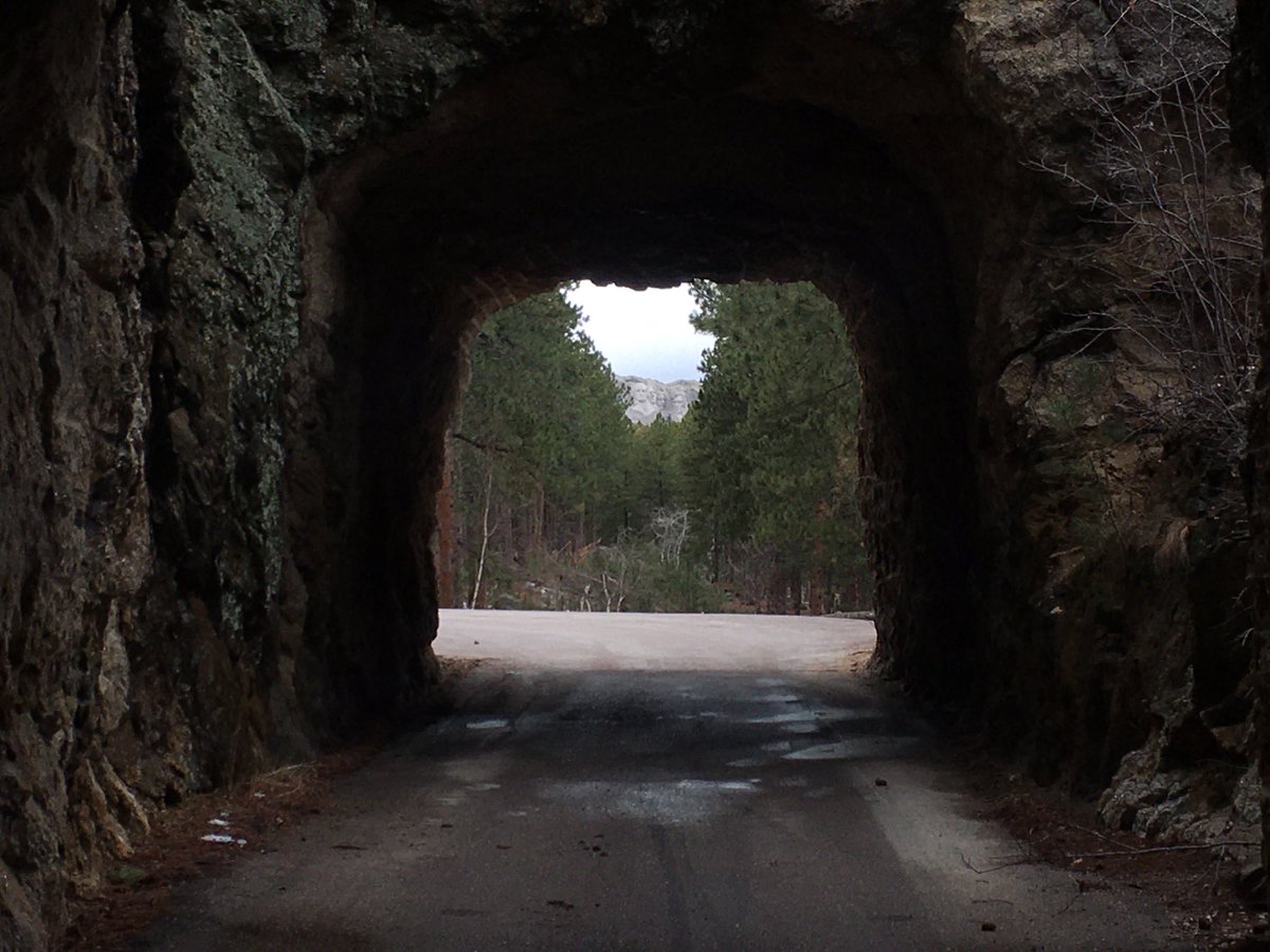 Sirr_Rio's tweet photo. Mount Rushmore framed by tunnels along Iron Mountain Road https://t.co/YIw9Cp81P9