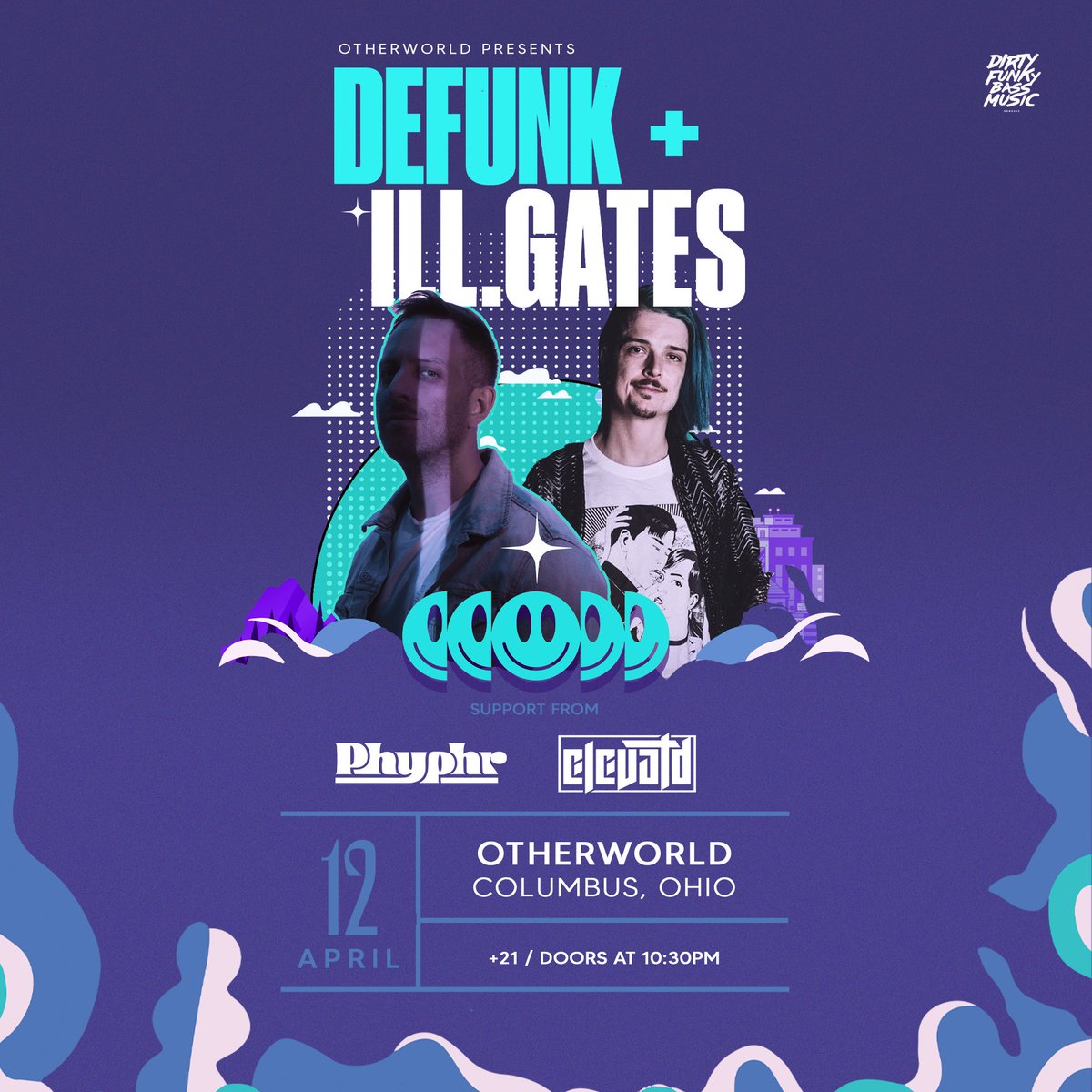 🌎Other World Giveaway 🌍

Enter to win (2) tixs to <a href="/Defunk_Official/">⚡DEFUNK⚡</a> <a href="/illGatesMusic/">ill.Gates - NEW EP w BOOGIE T</a> , @ELEVATDAF &amp; <a href="/phyphr/">Phyphr</a> at OtherWorld on 04.12 ✨

To Win:

1. RT &amp; Tag your crew 👇

2. Follow <a href="/otherworldohio/">Otherworld</a> &amp; Us to win!

Good LUCK!

Winners picked 04.10 @ 12 pm CST 🪐