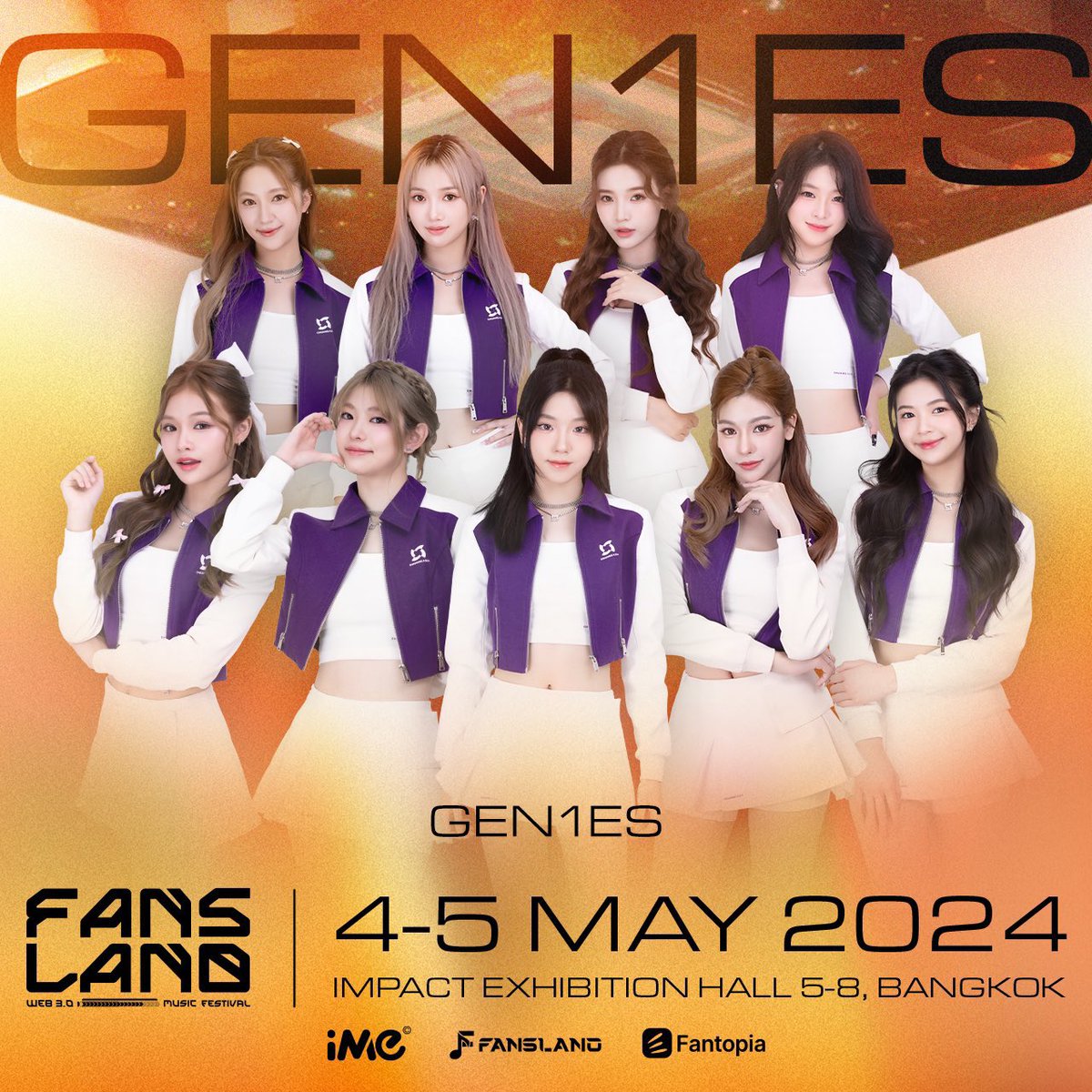 Gen1es X Fansland Music Festival

(🧚‍♂️ )สาวๆจีนีส์จะขึ้นโชว์ครั้งแรกในเทศกาลงานดนตรี FANSLAND

🗓️ : 4-5/ 5/67
📍: Impact Exhibition Hall 5-8

#RYCE
#Gen1es
#CHUANGASIAxRYCE
#CHUANGAsia 
#fanslandmusicfestival