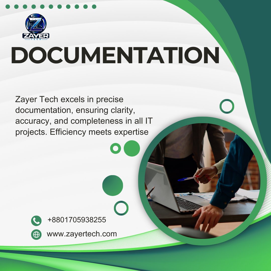 ZayerTech's tweet image. Exciting news! At Zayer Tech, we&apos;re all about pushing boundaries and setting new standards. Today, we&apos;re celebrating our team&apos;s exceptional documentation skills!  
  #DocGenius 
#ZayerTech
 #TechInnovation 
#DocumentationMatters