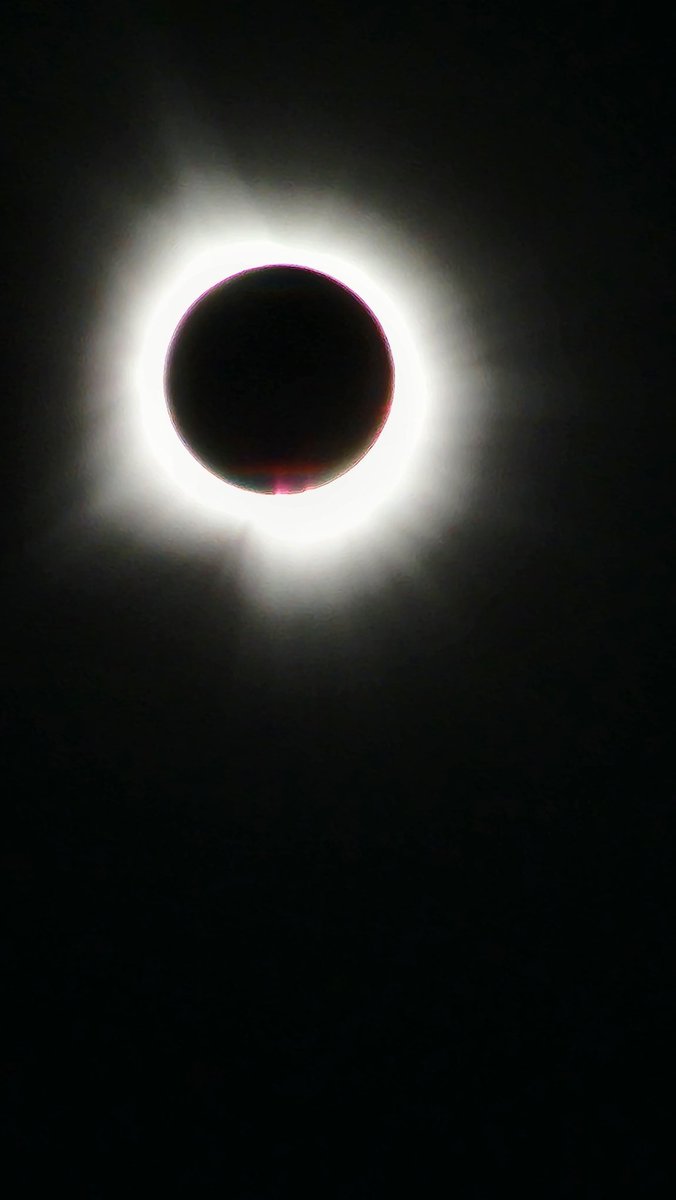 Totality 2024 eclipse.  I got mooned

#Eclipse2024 #SolarEclipse2024