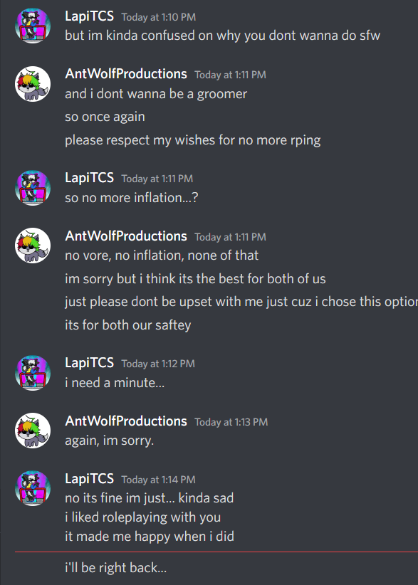 ProductionsLewd's tweet photo. @TheSoftEeveeBoy If you need further proof that Ant knows this person's age; https://t.co/mRmYgDFEsG