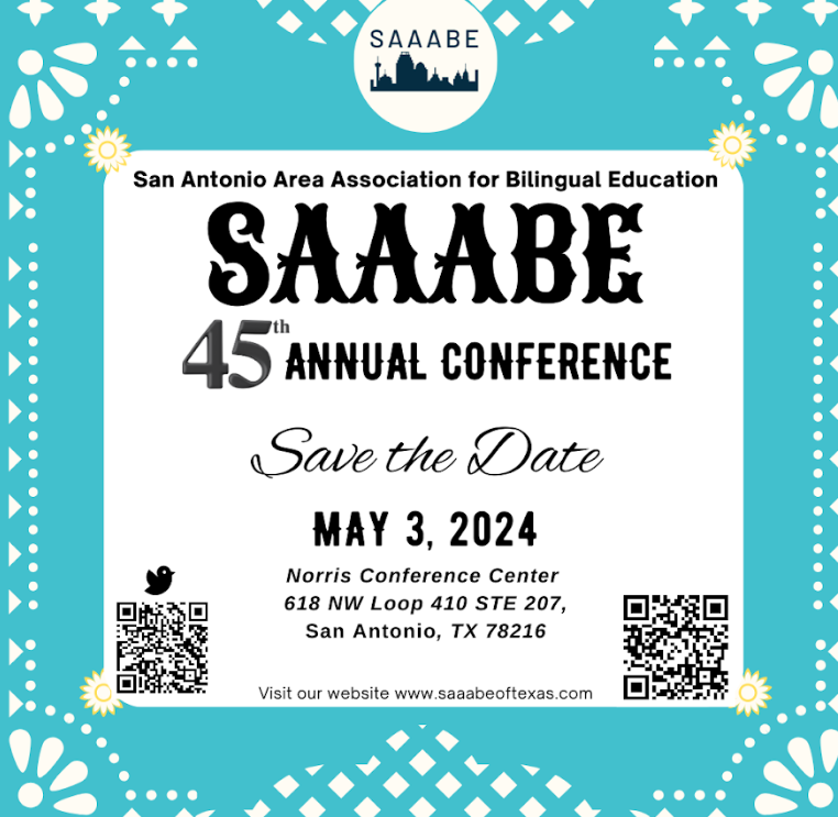 Excited to announce an international strand at @SAAABEofTexas 45th conference! 🌏🙏Dr. Rhonda Oliver rb.gy/rkrjok from Australia for accepting the invitation! Learning from the language experiences and perspectives of other countries! @TA4BE @BEAMDFW @DrETontheBorder