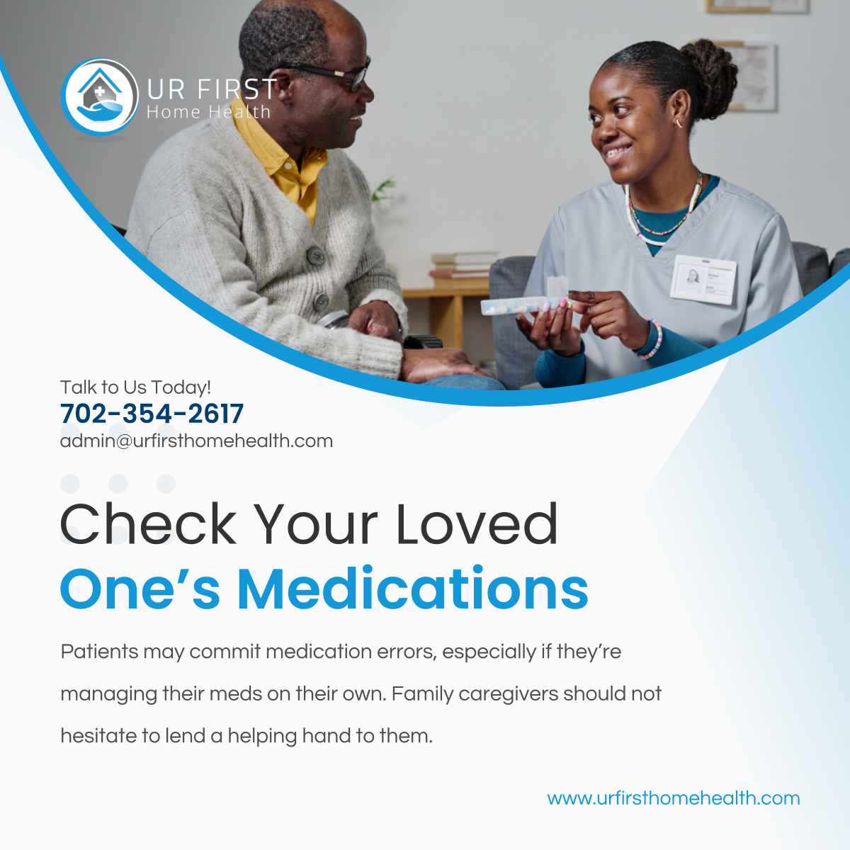 Dealing with the effects of medication mistakes is the last thing that patients would want to happen. 

Read more: business.facebook.com/photo.php?fbid…

#LasVegasNV #MedicationManagement #HomeHealthCare #HealthcareProvider #HomeHealthcareSolutions