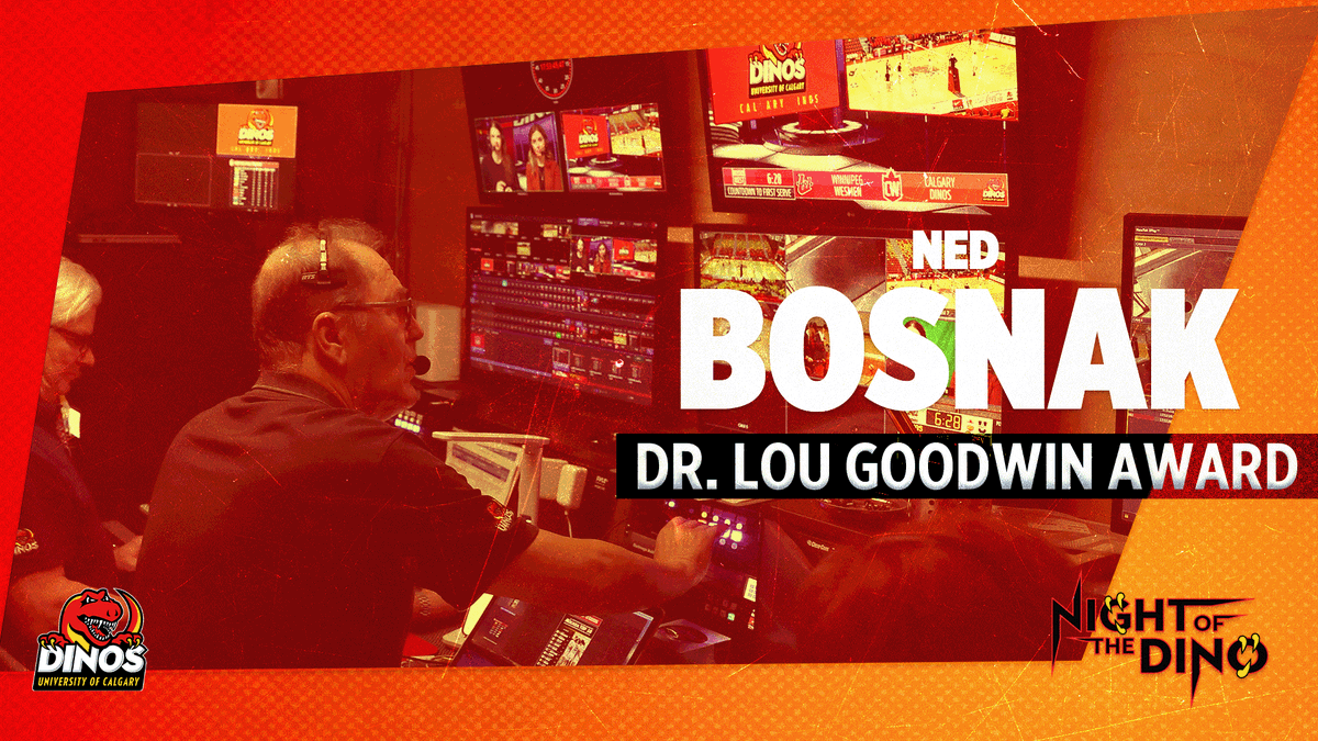 Ned Bosnak is this year’s Dr. Lou Goodwin Award winner! #GoDinos #NOTD