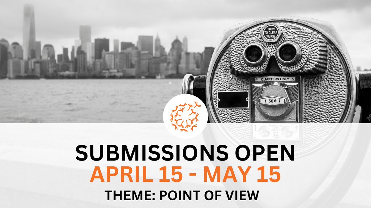 Set a reminder! Subs open on April 15! For the upcoming sub period we are looking for stories with the theme 'point of view.' More details on the theme and how to submit: khoreomag.com/submissions/