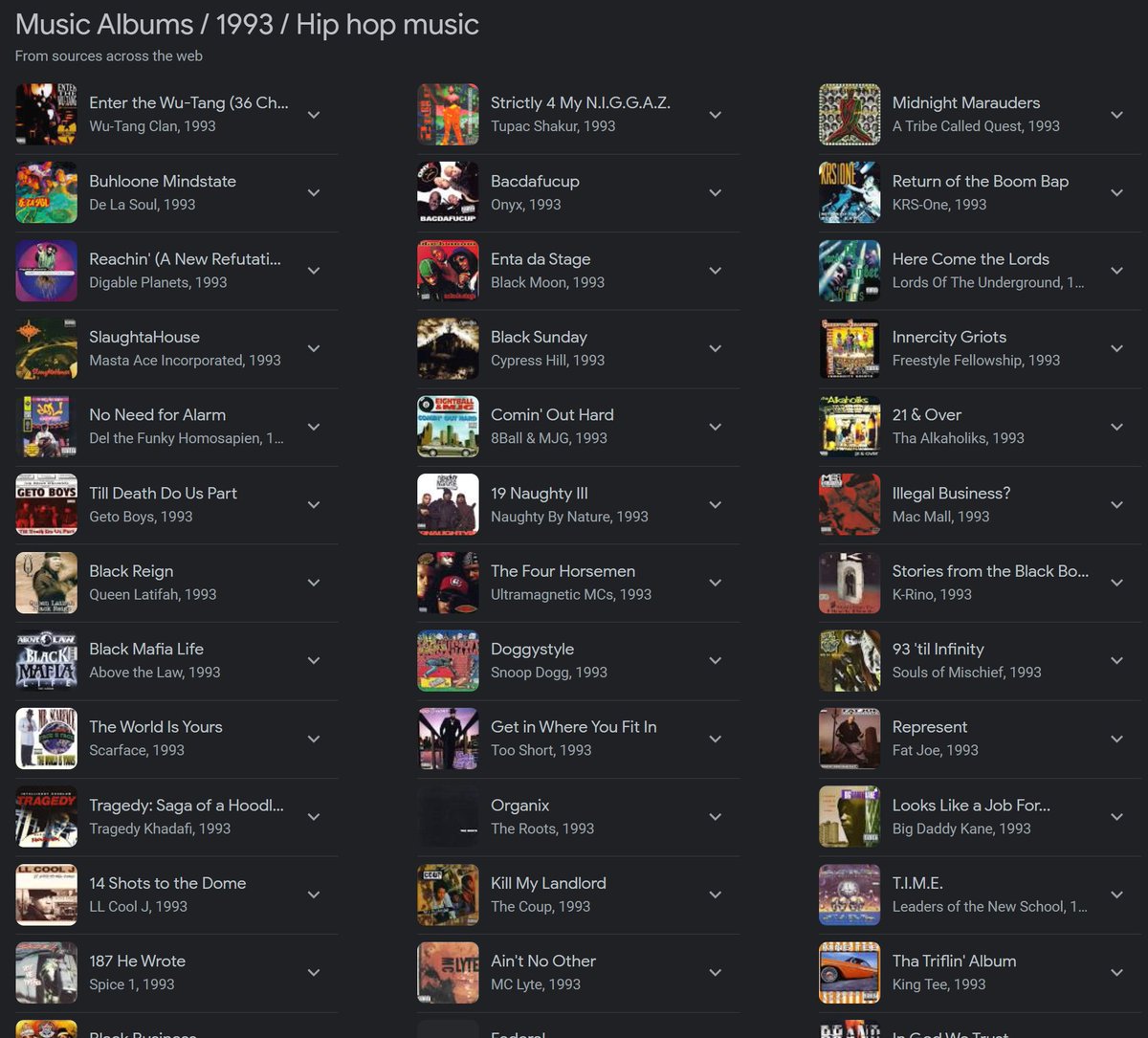 When I was 18, these albums were released...
I can't pick one! 1993 one of the GOAT years!