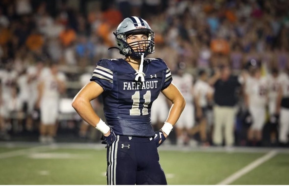 College coaches…Just like everyone knew there was an eclipse today…everyone will know @landoncollins_ after this fall! Incredible football player! Has what it takes for the next level! #farragutfootball #GoADS