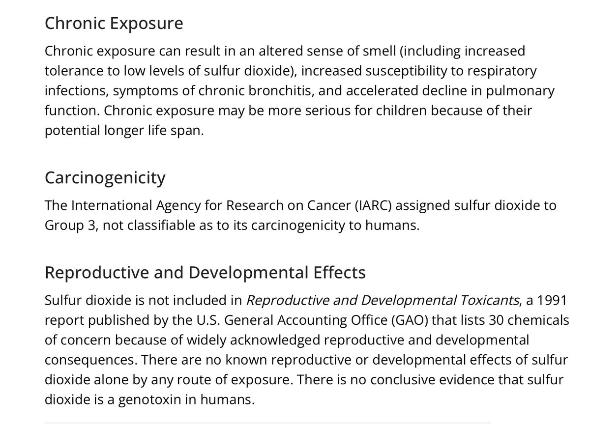 ItsAllATheatre's tweet image. #Spraying #SulfurDioxide #Poisoning #SAI #StratosphericAerosolInjection into the air. What EFFECT on our #health?  A Toxic chemical says #CDC. Affects #BREATHING &amp;amp; #LUNGS. Toxic spraying in our air to ‘SAVE’ the planet. And all like #Covid symptoms.
wwwn.cdc.gov/TSP/MMG/MMGDet…