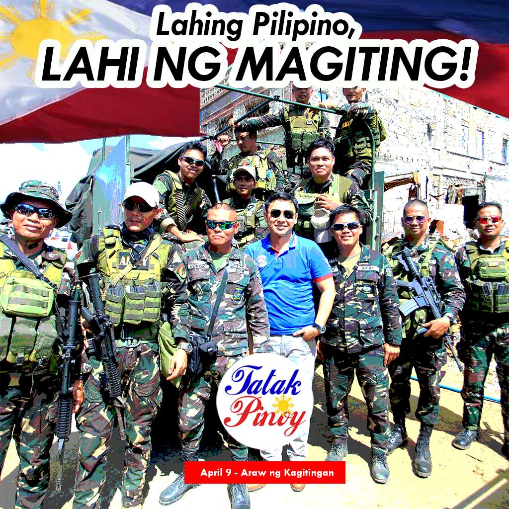 Lahing Pilipino, lahi ng magigiting! #ArawNgKagitingan #DayOfValor #TatakPinoy #ProudlyFilipino