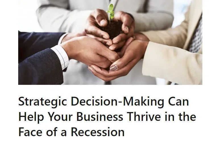 In the fast-paced world of business, making the right decisions is everything. Especially in tough times, it’s crucial to be innovative and strategic to achieve growth and development. buff.ly/43QSaOM #decisionmaking #businesstips #strategy #businessgrowth