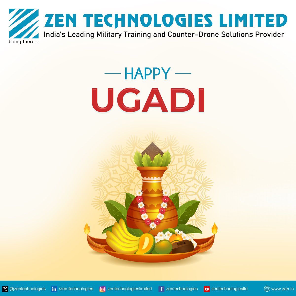 @ZenTechnologies extends warm wishes for a joyful #Ugadi to All Valued Customers and Esteemed Stakeholders! May this auspicious occasion usher in #Prosperity, #Peace, and #Success. #Ugadi2024 #GudiPadwa2024 #UgadiFestival #HinduNavVarsha #नववर्ष #HinduNewYear #HappyUgadi