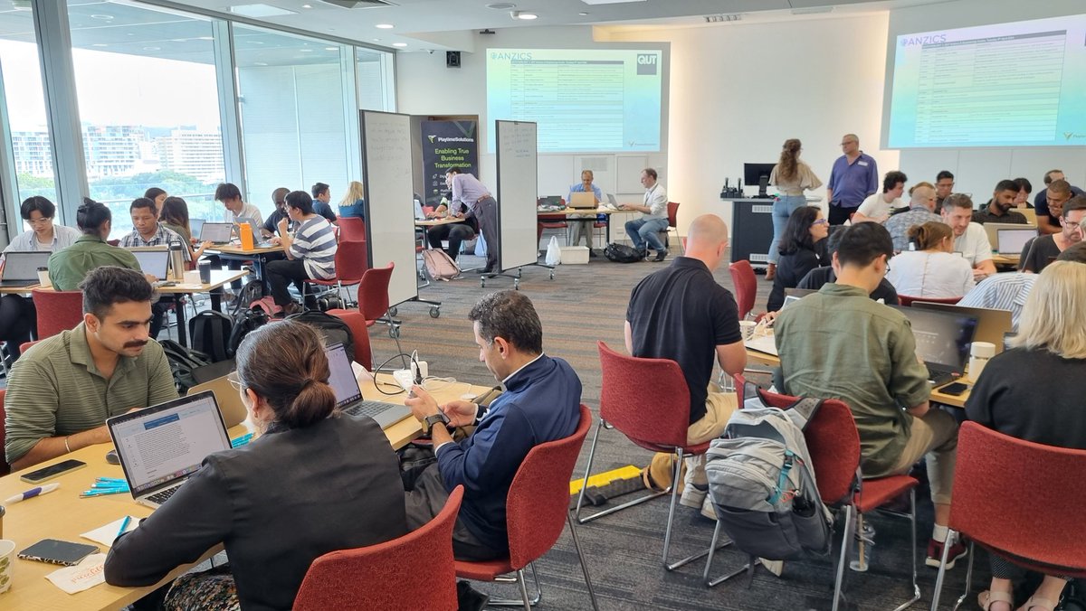 Half way through the day, lots of intense discussions....looking forward to the presentations. Huge thank-you to our partners @QUTDataScience and @playtimesoln #Datathon24