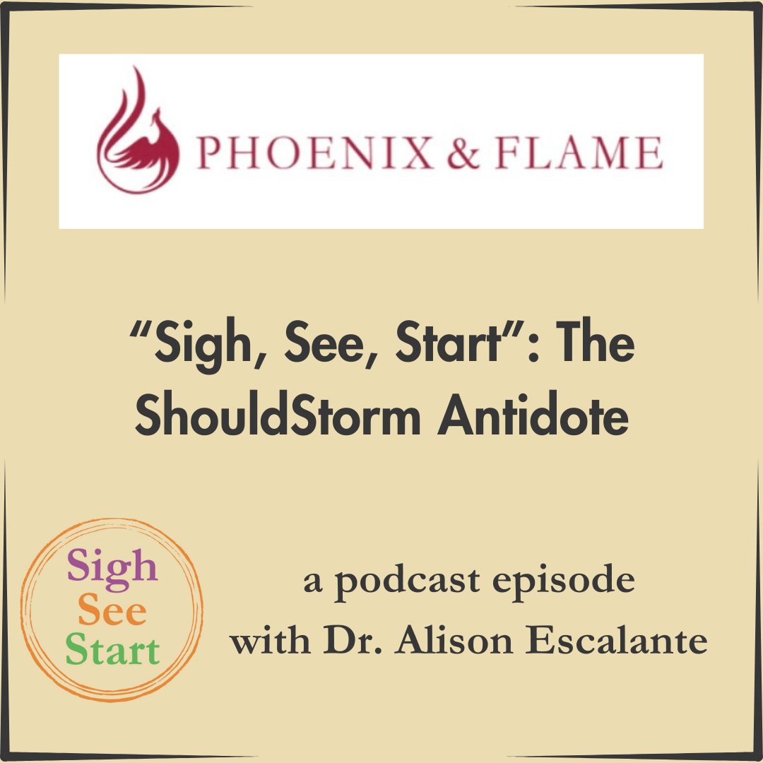 Are you a parent living in fear of “messing up” your child? Do all the “shoulds” have you in a stranglehold? Listen to this podcast episode via the link in my bio. #parentingadvice #parentingtips #sighseestart