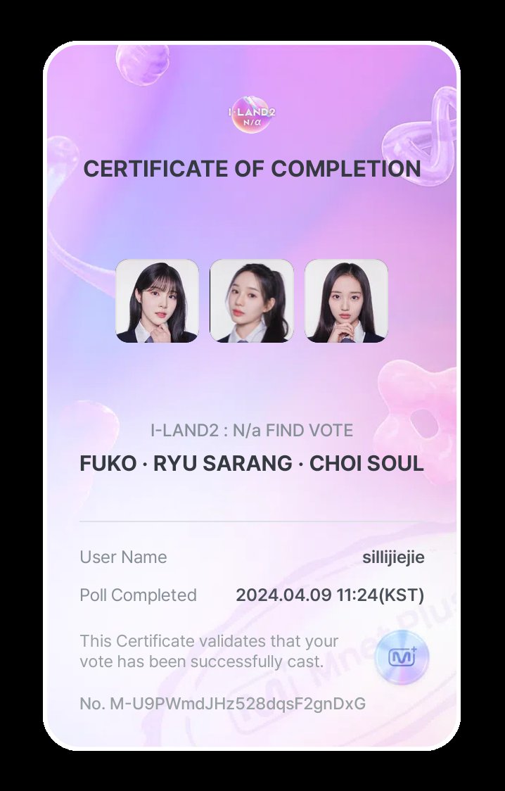 Hari terakhir ngevote woyy🤧

#ILAND2_FINDVOTE #MnetPlus
#HAYASHIFUKO #RYUSARANG #CHOISOUL